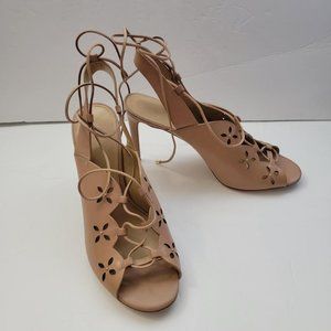 Michael Kors Tan Thalia Lace Up Sandals Size 10